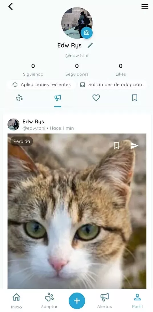List of alerts created by the user.